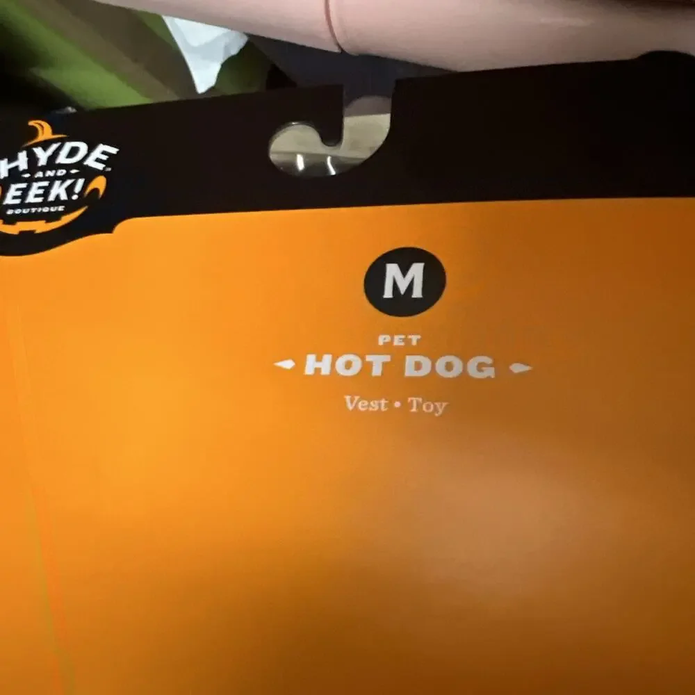Target Hyde & Eek! Medium M Pet Hot Dog Halloween Costume New